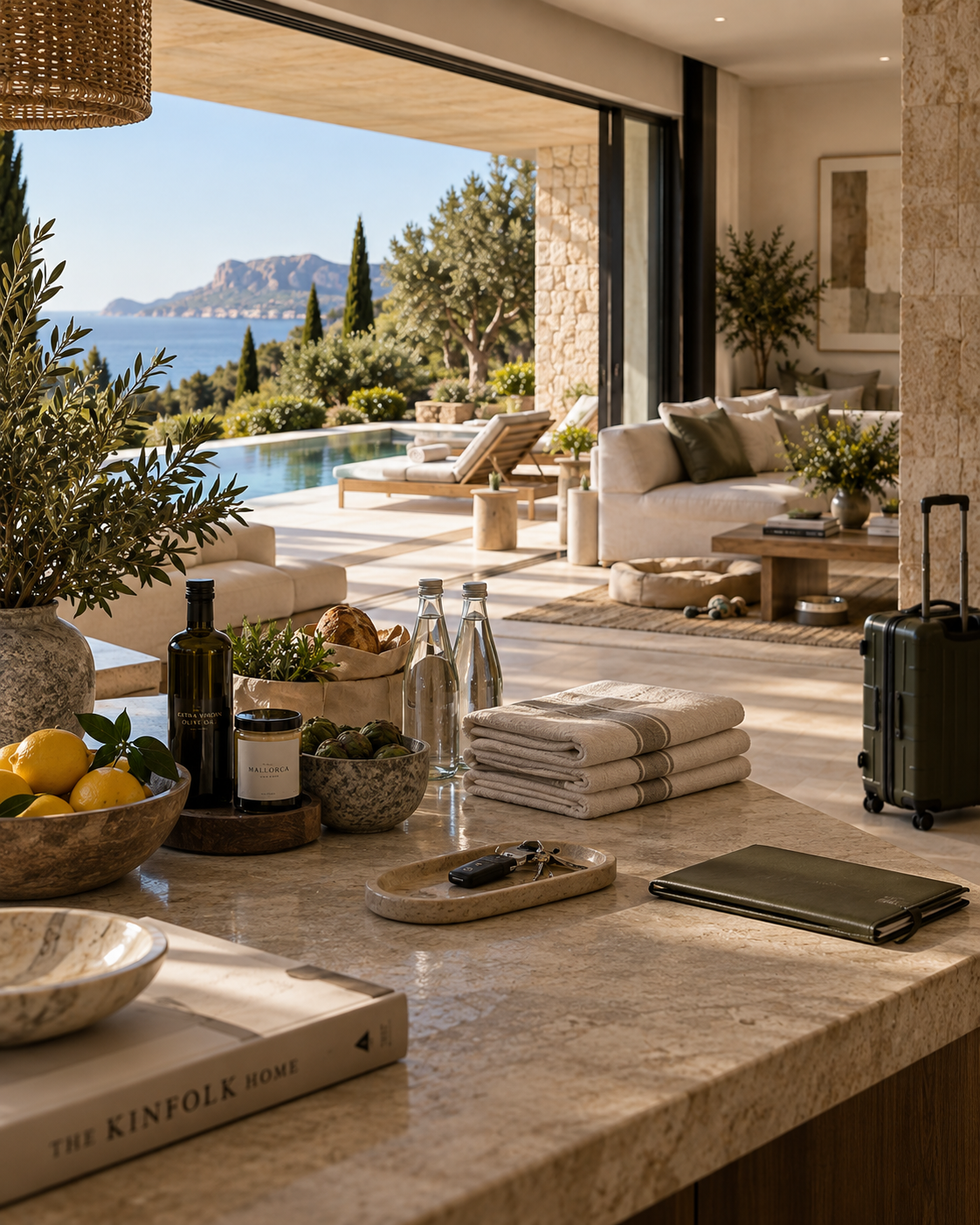 Interior of a home prepared to welcome its owners